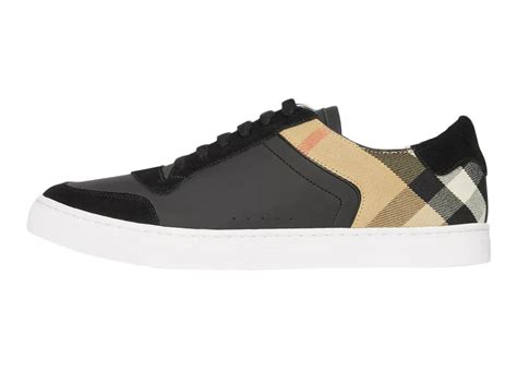 burberry leather suede and house check sneakers.